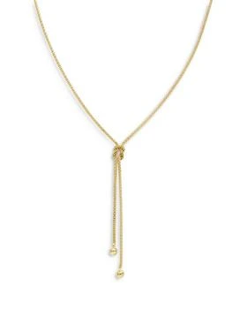 Alberto Amati | 14K Yellow Gold Knotted Popcorn Link Lariat Necklace, 18",商家Bloomingdale's,价格¥4113