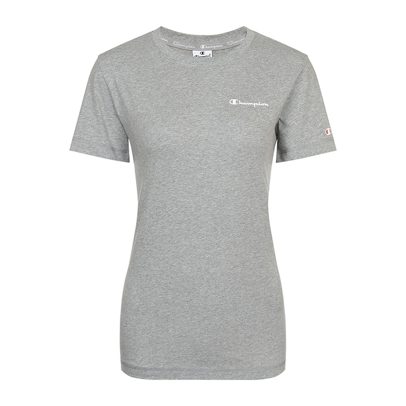 推荐Champion 女士灰色圆领T恤 111924-EM006商品
