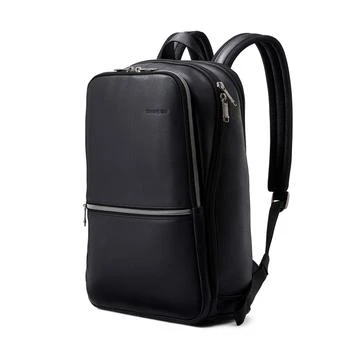 Samsonite | Samsonite Classic Leather Slim Backpack, Cognac, One Size 2.7折