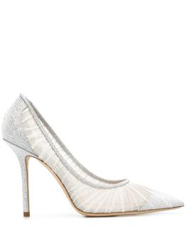 推荐Jimmy Choo Women Fine Glitter Fabric W/ Glitter Tulle Pumps商品