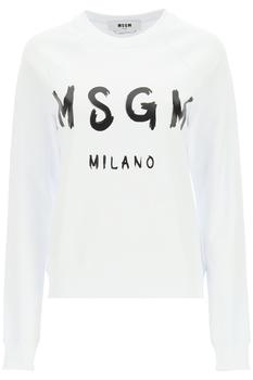 推荐Msgm Logo Print Sweatshirt商品