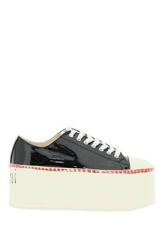 推荐Marni Patent Leather Platform Sneakers商品