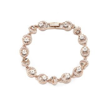 商品Rose Gold and Silk Crystal Flex Bracelet,商家Macy's,价格¥298图片