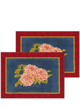 LISA CORTI | Set Of 2 Printed Cotton Placemats,商家LUISAVIAROMA,价格¥494