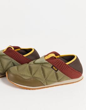 Teva | Teva Re-Ember Moc slippers in olive商品图片,7.6折起