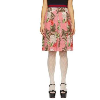 推荐Pink Floral Pleated Mini Skirt商品