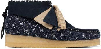 Clarks | Navy Wallabee Ankle Boots商品图片,