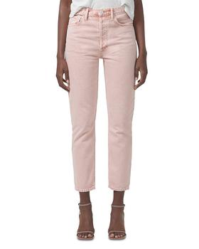 product Jolene High Rise Ankle Straight Leg Jeans in Rosewater image