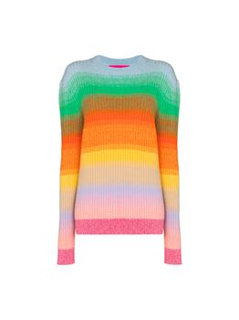 推荐Morph Striped Cashmere Crewneck Sweater商品