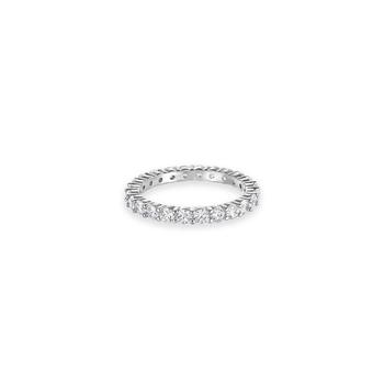 商品Swarovski | Vittore Xl Round Cut Rhodium Plated Ring,商家Macy's,价格¥847图片