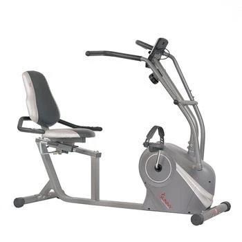 Sunny Health & Fitness | 运动鞋 Sunny Health & Fitness Cross Trainer Magnetic Recumbent Bike with Arm Exercisers,商家Premium Outlets,价格¥3106