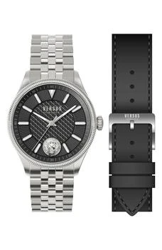 推荐Versace Men's 3-Hand Convertible Bracelet Watch, 45mm商品