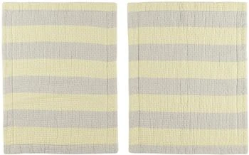 推荐Yellow & Gray Stripe Pillow Sham Set商品
