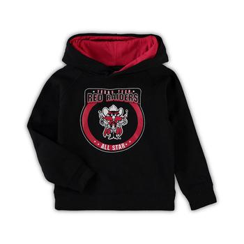 Colosseum | Toddler Boys Black Texas Tech Red Raiders Circle Mascot Raglan Pullover Hoodie商品图片,7.4折