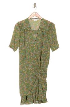 VERONICA BEARD代购, VERONICA BEARD | Dakota Paisley Print Ruched Silk Dress商品图片 3.9折