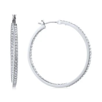 Givenchy | Medium Pavé Hoop Earrings 1-1/4",商家Macy's,价格¥335