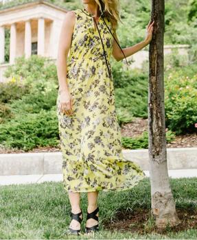 Kensie | Sunset Midi Dress in Canary商品图片,6.3折