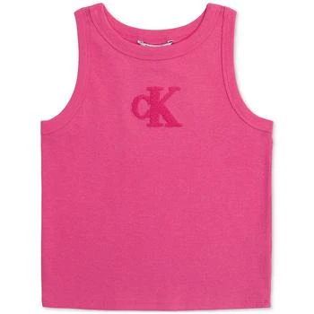 Calvin Klein | Big Girls Ribbed Racerback Logo Tank Top,商家Macy's,价格¥116