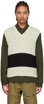 product Beige Lambswool Sweater Vest image