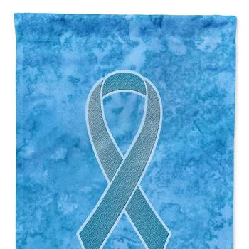 Caroline's Treasures | 28 x 40 in. Polyester Blue Ribbon for Prostate Cancer Awareness Flag Canvas House Size 2-Sided Heavyweight,商家Verishop,价格¥325