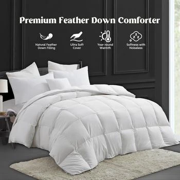 Year Round Down Feather Blend Comforter Duvet Gusset Soft Cover
