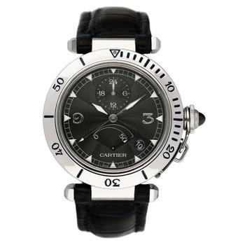 推荐Pre-owned Cartier Pasha Automatic Grey Dial Mens Watch W3105055商品