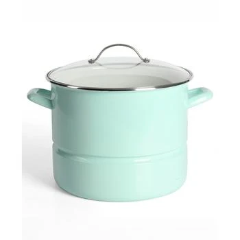 Martha Stewart | Thayer Enamel On Steel 16 Quart Steamer Pot,商家Macy's,价格¥521