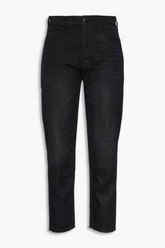 Rag & Bone | Maya cropped waxed high-rise slim-leg jeans商品图片,4.4折