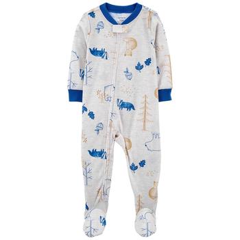 商品Carter's | Toddler Boys One Piece Woodlands Loose Fit Footie Pajama,商家Macy's,价格¥77图片