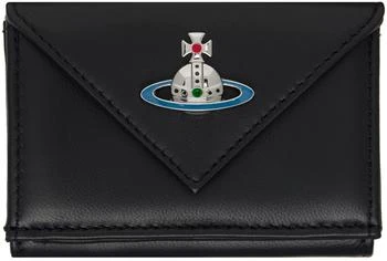 Vivienne Westwood | Black Envelope Billfold Wallet,商家Ssense US,价格¥2125
