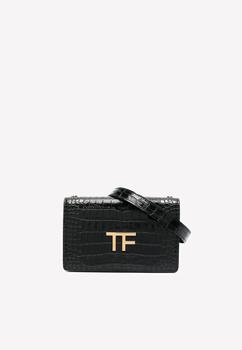 推荐TF Mini Bag in Croc Embossed Leather商品