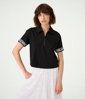 Karl Lagerfeld Paris | CROPPED POLO商品图片,额外6折, 额外六折