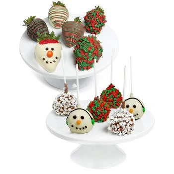 Chocolate Covered Company | Holiday Winter Wonderland Belgian Chocolate Covered Strawberries and Cake Pops - 12 Pc,商家Macy's,价格¥289