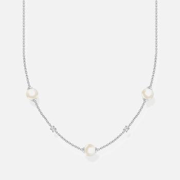 推荐Thomas Sabo Women's Multi Pearl Necklace - Silver商品