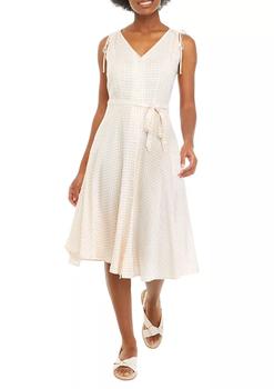 Sandra Darren, Sandra Darren | Women's Cinched Sleeveless Button Front Midi Dress商品图片 4折×额外8.5折, 额外八五折