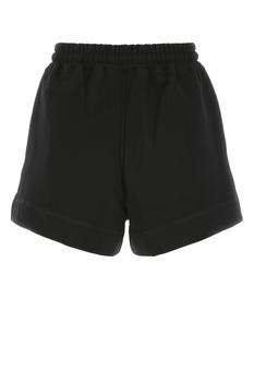 Ganni | Black cotton blend shorts商品图片,