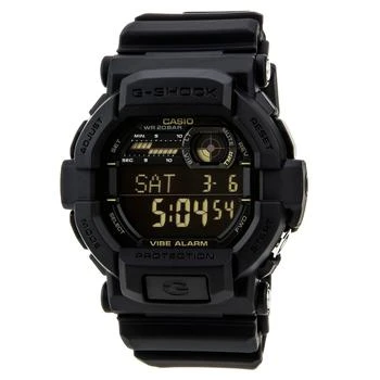 推荐Casio Men's Digital Watch - G-Shock Vibration Alarm Black Dial Resin Strap | GD350-1B商品