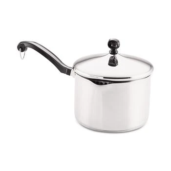 Farberware | Classic Stainless Steel 3-Qt. Straining Saucepan & Lid,商家Macy's,价格¥262