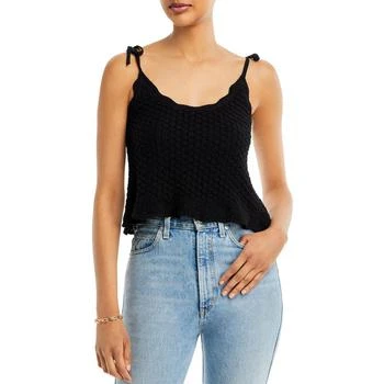 AQUA | Aqua Womens Crochet Cropped Cami,商家BHFO,价格¥76