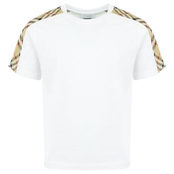 burberry t恤, Burberry | White Short Sleeve Walton T Shirt商品图片 额外8折, 额外八折