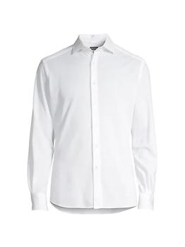 zegna 衬衫, Zegna | Linen Long-Sleeve Shirt商品图片 