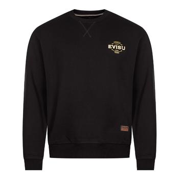 推荐Evisu Gold Logo Sweatshirt - Black商品