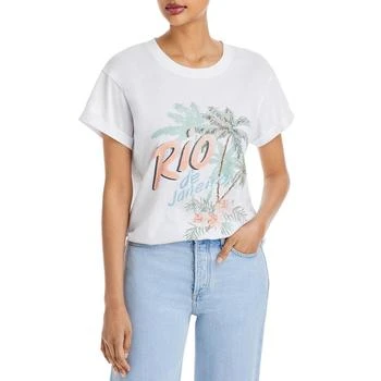 Chaser | Chaser Womens Graphic Cuffed T-Shirt,商家BHFO,价格¥53