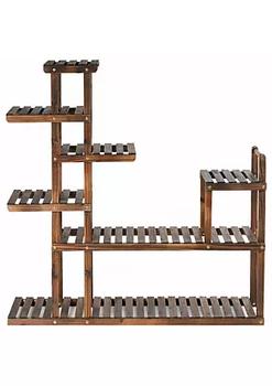 商品Costway | 7-Tier Flower Wood Stand Plant Display Rack Storage Shelf,商家Belk,价格¥480图片