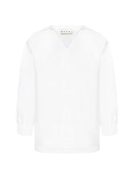 Marni | Marni Straight Hem V-Neck Shirt商品图片,4.6折起