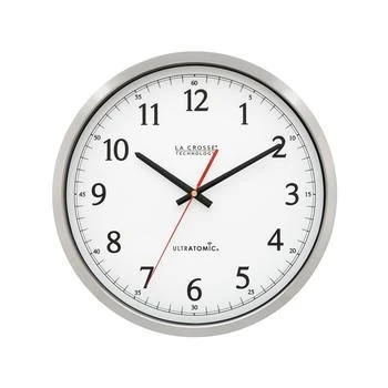 La Crosse Technology | 14" Ultratomic Analog Stainless Wall Clock,商家Macy's,价格¥684
