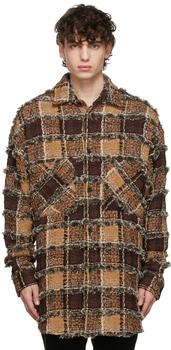 product Brown Tweed Plaid Shirt image