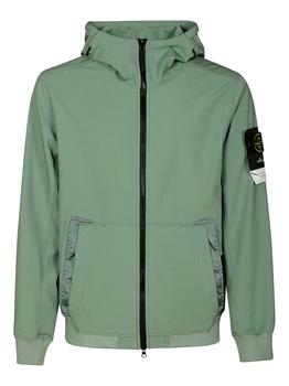更多stone island, Stone Island | Stone Island Logo Patch Hooded Zip-Up Jacket商品图片 8.6折