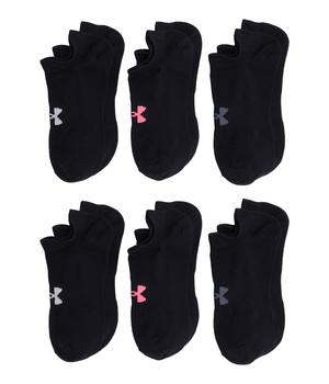 商品Under Armour | Essential 2.0 No Show Socks 6-Pair (Little Kid/Big Kid),商家Zappos,价格¥86图片