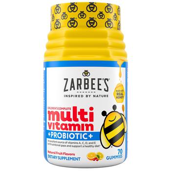 推荐Kid's Complete Multivitamin + Probiotic Fruit Gummies Natural Fruit Flavors, Fragrance-Free商品